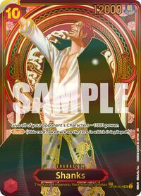 Shanks (SP) (Gold) OP09-004