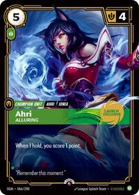Ahri, Alluring (Launch Exclusive) 066/298