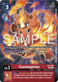 Coronamon (Digimon Story: Time Stranger Collector's Edition) EX5-007 U