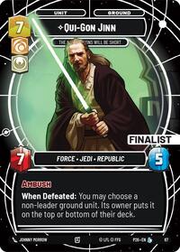 Qui-Gon Jinn - The Negotiations Will Be Short (Finalist) 67