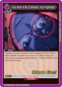 Your Wish Is My Command, Your Highness! UEPR/EVA-1-061