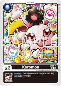Koromon (World Championship 26–27 Regionals Season 1) ST20-01 C