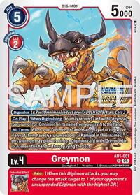 Greymon - AD1-001 (World Championship 26–27 Regionals Season 1) AD1-001 R