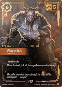 Warwick, Hunter 159a/298