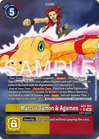 Marcus Damon & Agumon (Alternate Art) AD1-021 SR