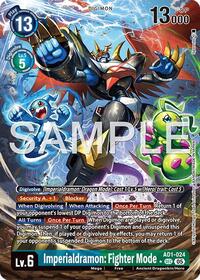 Imperialdramon: Fighter Mode - AD1-024 (Alternate Art) AD1-024 SEC