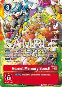 Garnet Memory Boost! (Alternate Art) LM-033 P