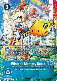 Wisteria Memory Boost! (Alternate Art) LM-034 P