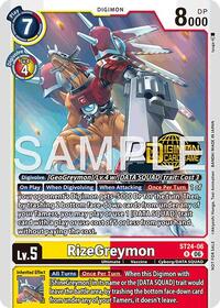 RizeGreymon (Welcome Tamers Pack Vol.2) ST24-06 R