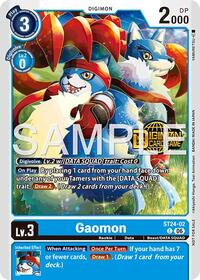 Gaomon (Welcome Tamers Pack Vol.2) ST24-02 C