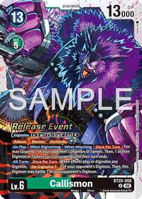 Callismon BT25-058 R