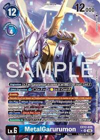 MetalGarurumon (Alternate Art) EX12-035 SR