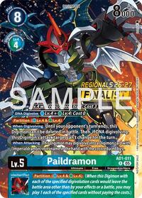 Paildramon - AD1-011 (Regionals 26-27 Season 2 Finalist) AD1-011 R