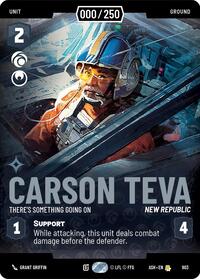 Carson Teva - There's Something Going On (Serialized) 903