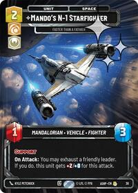 Mando's N-1 Starfighter - Faster than a Fathier (Foil) 38