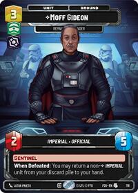 Moff Gideon - Remnant Commander (Participation) 118