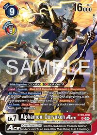 Alphamon: Ouryuken ACE BT20-060 SR