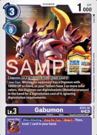Gabumon (World Championship 26-27 Store Championships Season 2 Top 4) ST21-10 R