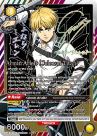 Armin Arlelt (Colossal Titan) (013) (SR**) UEX07BT/AOT-2-013