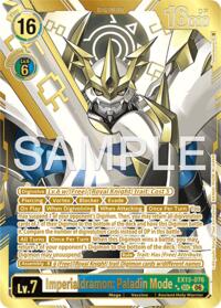 Imperialdramon: Paladin Mode (Rare Pull) EX13-076 SEC