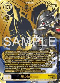 Alphamon (Rare Pull) EX13-060 UR