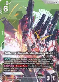 Full Armor Unicorn Gundam (Destroy Mode) (LR+) ST14-006