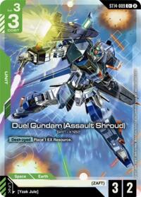 Duel Gundam (Assault Shroud) (C+) ST14-009