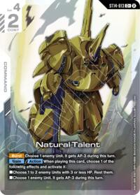 Natural Talent (C+) ST14-013