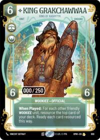 King Grakchawwaa - King of Kashyyyk (Serialized) 909