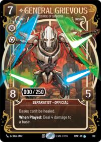 General Grievous - Scourge of Dathomir (Serialized) 912