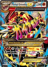 Primal Groudon EX (Omega - 151 Full Art) 151/160