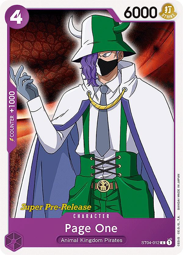 Page One ST04-012