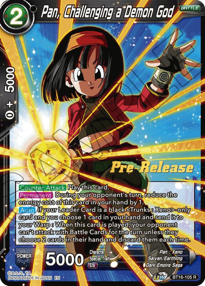 Pan Challenging a Demon God BT16-105