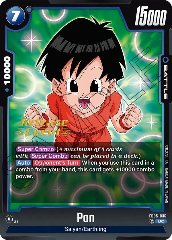 Pan FB05-036 card