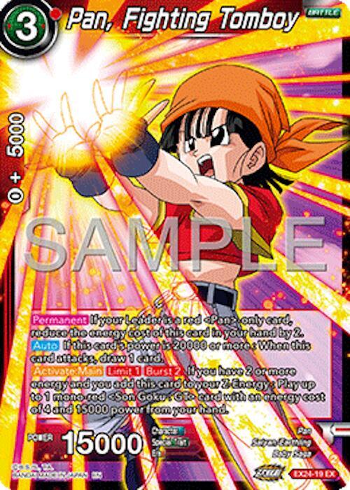 Pan Fighting Tomboy EX24-19 carta