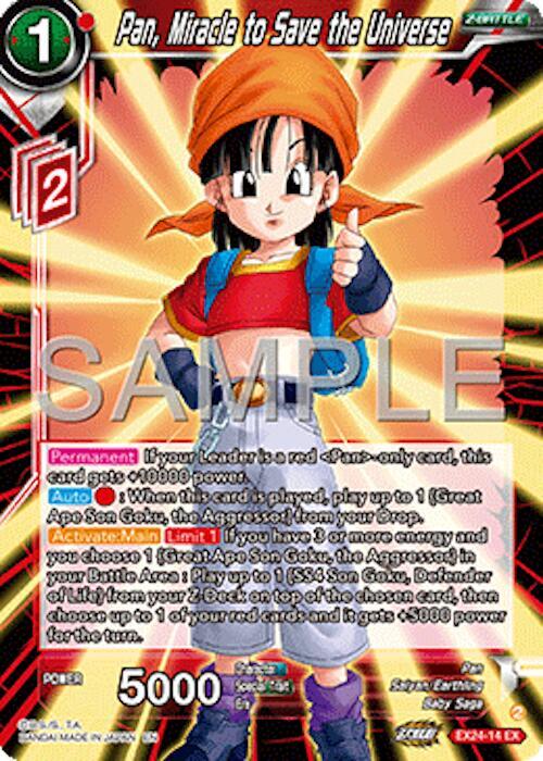 Pan Miracle to Save the Universe EX24-14 card