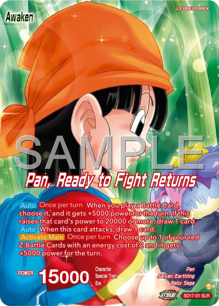 Pan Ready to Fight Returns SD17-01 card