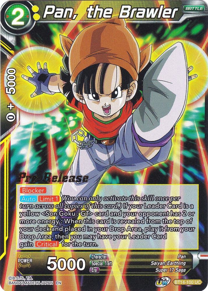 Pan the Brawler BT14-100