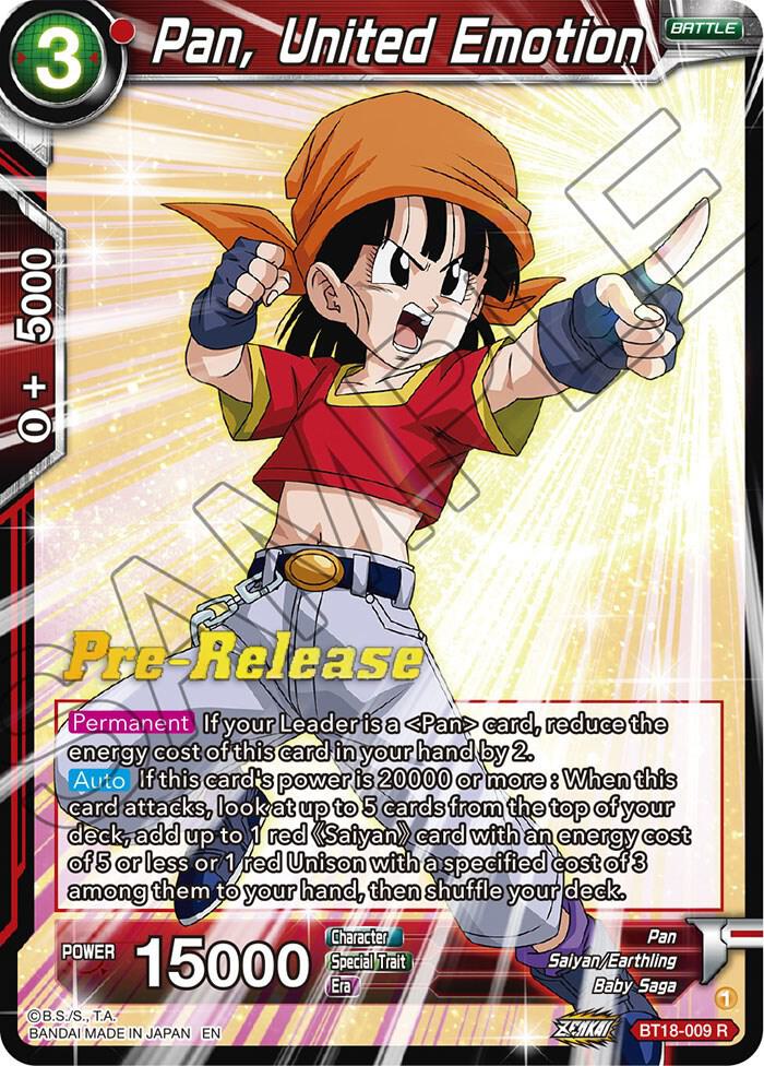 Pan United Emotion BT18-009