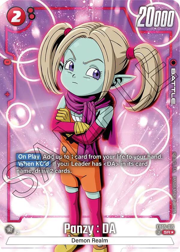 Panzy DA FB05 015 Alternate Art carta