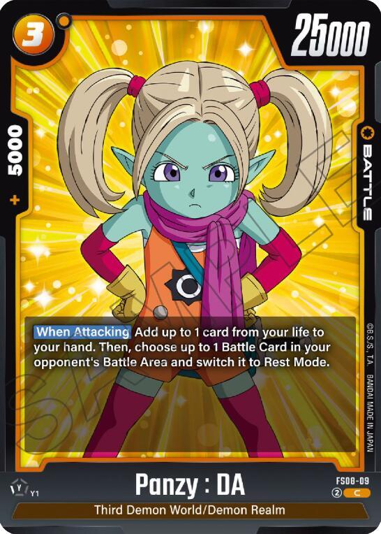 Panzy DA FS08-09 card