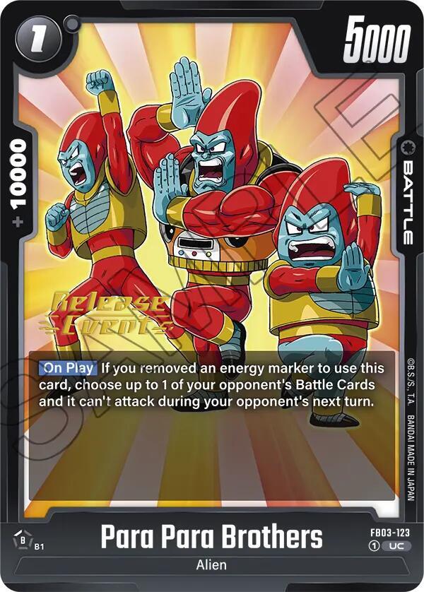 Para Brothers FB03-123 card