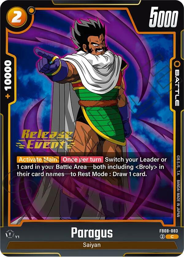 Paragus FB08 083 carta