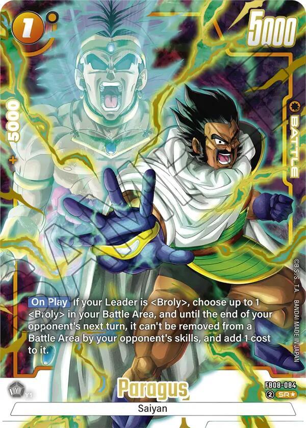 Paragus FB08 084 Alternate Art card