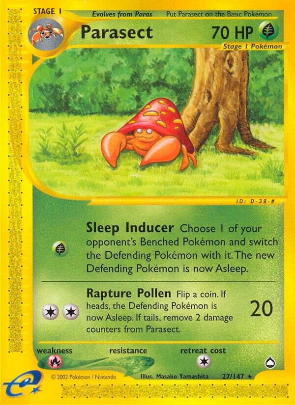 Parasect 027/147 card