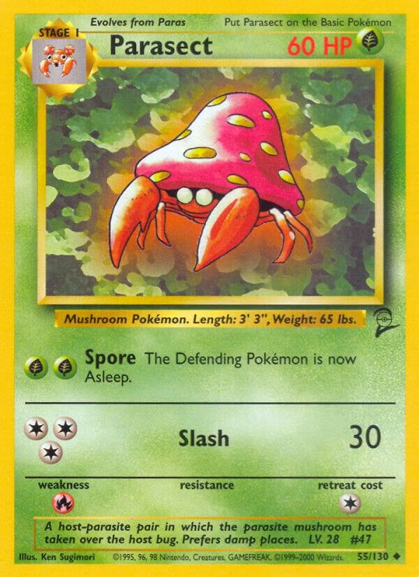 Parasect 055/130 card