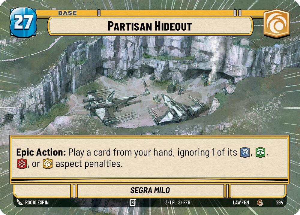 Partisan Hideout Experience Hyperspace 294 // T05 card