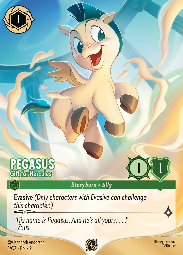 Pegasus Gift for Hercules 5 card