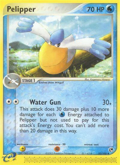 Pelipper 50/100 card