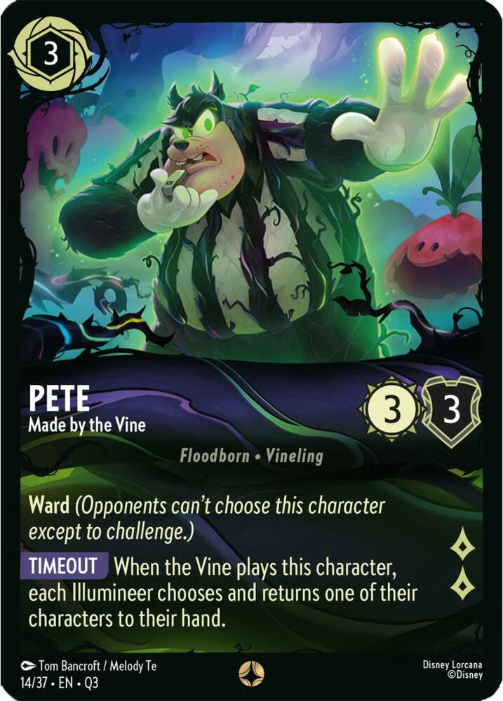 Pete Made by the Vine 14/37 carta